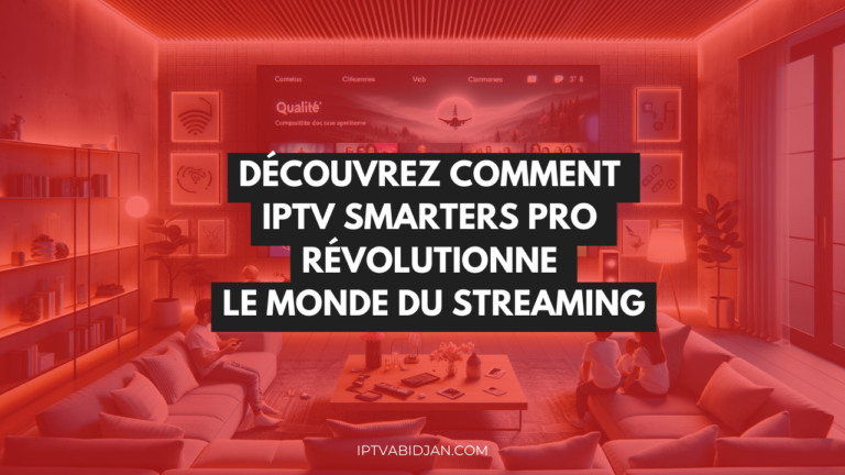 l'application smarters pro suivie dans un salon